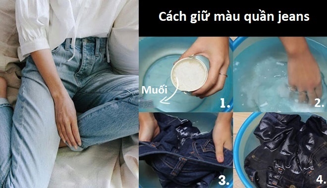 Cách Để Quần Áo Không Ra Màu Bằng Muối