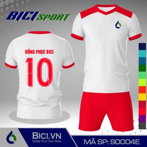 áo bóng đá màu đỏ trắng cool