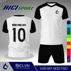 Áo bóng đá màu trắng đen ngầu