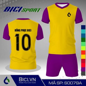 Bộ thể thao màu vàng cúc phối tím huế hot
