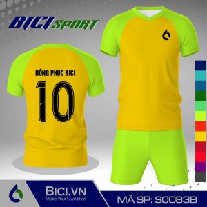 Đồ thể thao màu vàng cúc phối xanh chuối hot