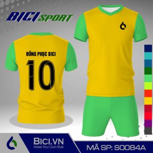 Set thể thao màu vàng cúc phối xanh ngọc hot