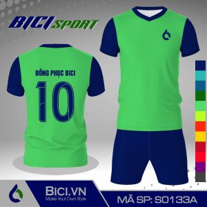 Set đá banh màu xanh ngọc phối xanh bích ngầu