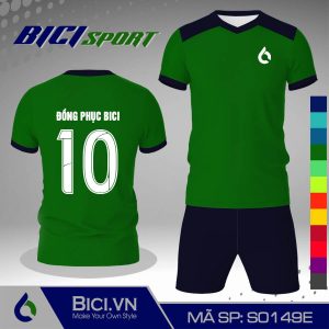 Set đồ đá banh màu xanh lá phối xanh đen mới