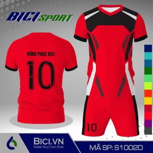 Set áo bóng đá đen hoa văn phối màu hot