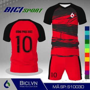 Bộ bóng đá hoa văn màu đen phối màu đỉnh