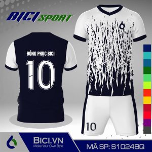 Đồ đá banh trắng phối hoa văn màu phá cách