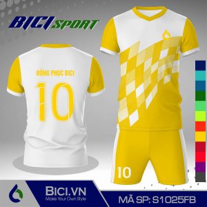 Set thể thao màu vàng cúc phối hoa văn màu dé