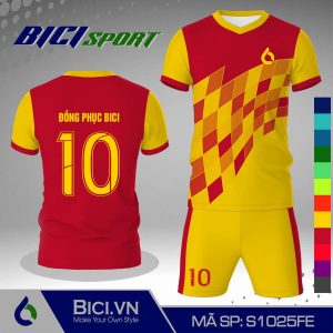 Set thể thao màu vàng cúc phối hoa văn màu phong cách