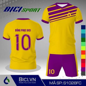 Mẫu đá banh màu vàng cúc kết hợp hoa văn nổi bật