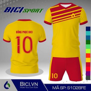 Mẫu đá banh màu vàng cúc kết hợp hoa văn cá tính