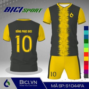 Bộ đá banh màu vàng cúc phối tay viền màu đẹp