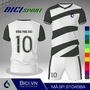 Áo đá banh trắng phối hoa vàng màu hot