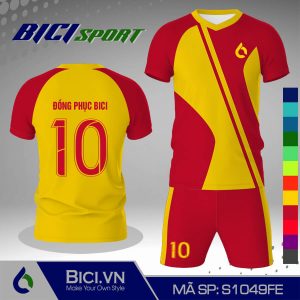Set bóng đá hoa văn vàng cúc phối màu ngầu