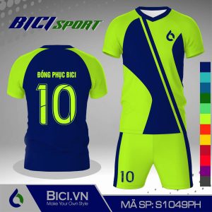 Set đá banh hoa văn xanh bích phối màu ngầu