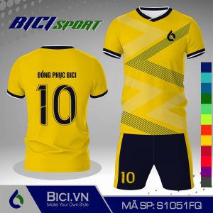 Bộ đá banh màu vàng cúc phối họa tiết dé