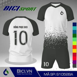 Mẫu bộ đá banh màu trắng kết hợp hoa văn nổi bật