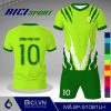 Set bóng đá màu kết hợp hoa văn xanh lá ấn tượng