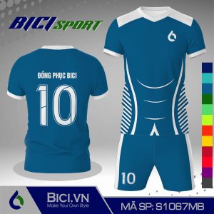 Mẫu set thể thao xanh yamaha kết hợp họa tiết màu chất