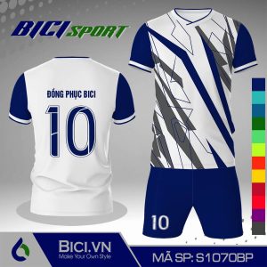 Set bộ đá banh trắng kết hợp họa tiết màu phá cách