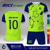 Set thể thao hoa văn xanh chuối phối màu chất