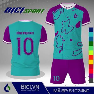 Set đồ thể thao màu phối họa tiếc xanh ya ngầu