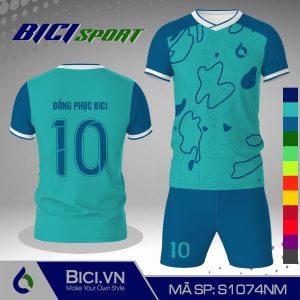 Set đồ thể thao màu phối họa tiếc xanh ya cá tính