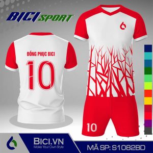 Set bộ bóng đá trắng kết hợp hoa văn màu ngầu
