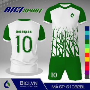 Set bộ bóng đá trắng kết hợp hoa văn màu dé