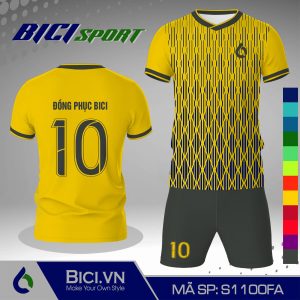 Đồ thể thao vàng cúc phối hoa văn màu đỉnh